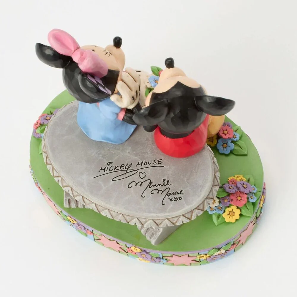 Jim Shore Disney Traditions - Mickey and Minnie Mouse Spring - A Blooming Romance - Image 5