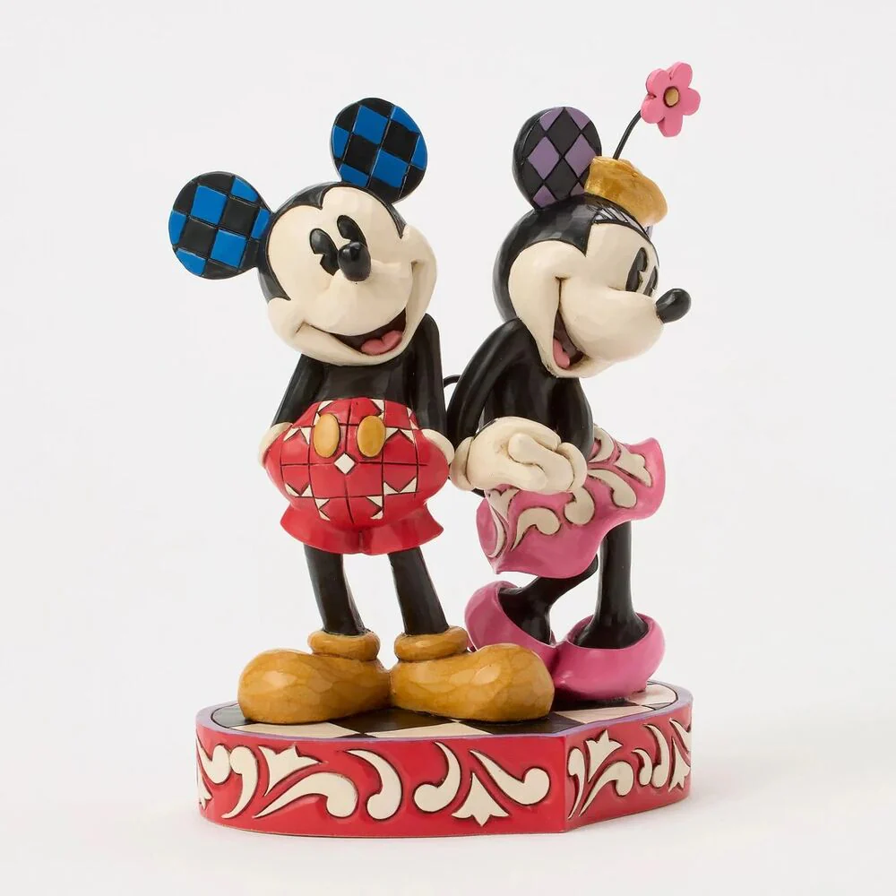 Jim Shore Disney Traditions - Mickey and Minnie Mouse - Tails of True Love - Image 2