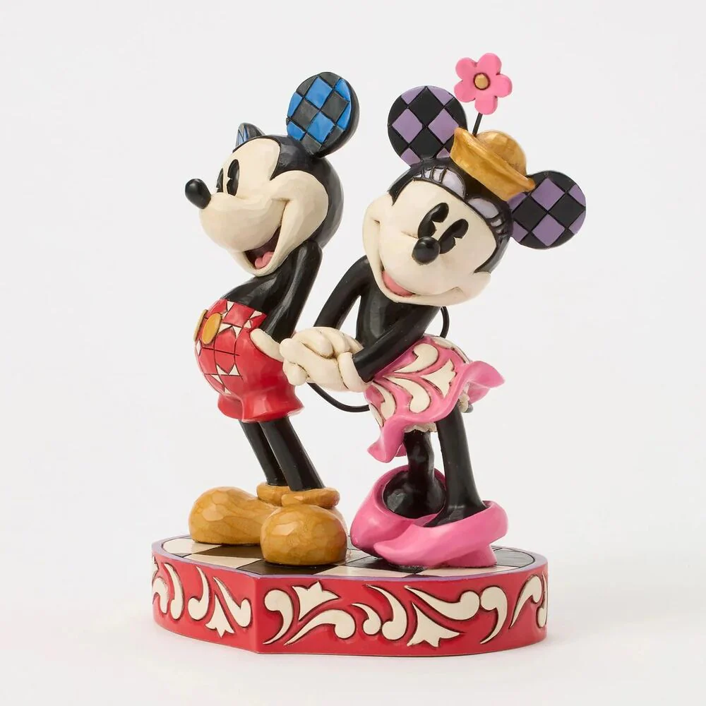Jim Shore Disney Traditions - Mickey and Minnie Mouse - Tails of True Love - Image 3