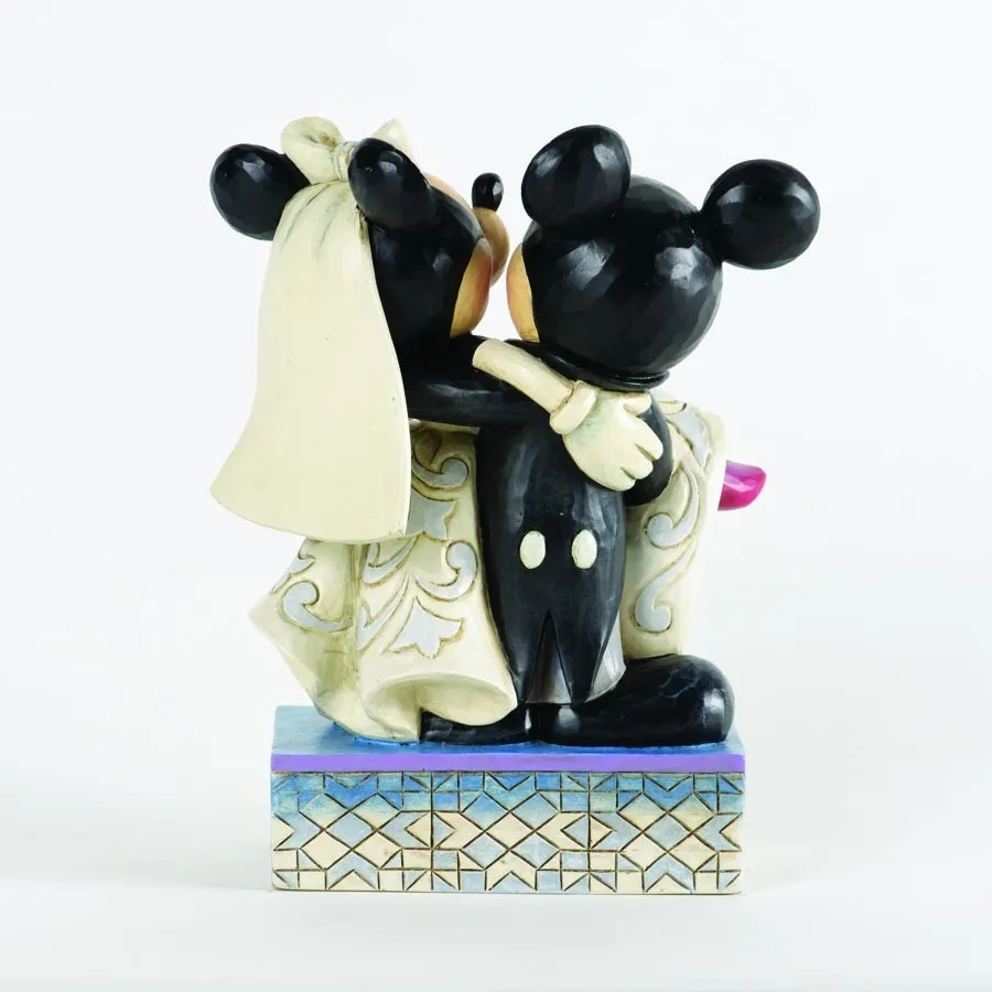 Jim Shore Disney Traditions - Mickey and Minnie Mouse Wedding - Congratulations - Image 2