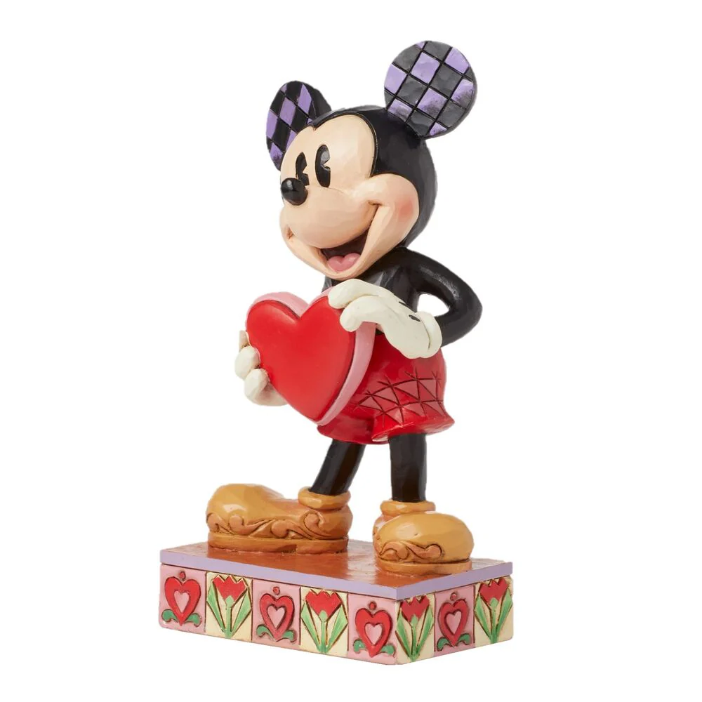 Jim Shore Disney Traditions - Mickey Heart Personalisable - Image 3
