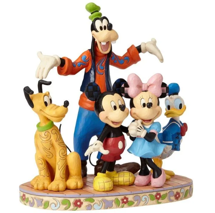 Jim Shore Disney Traditions - Mickey Mouse and The Fab Five - The Gang s All Here - Image 2