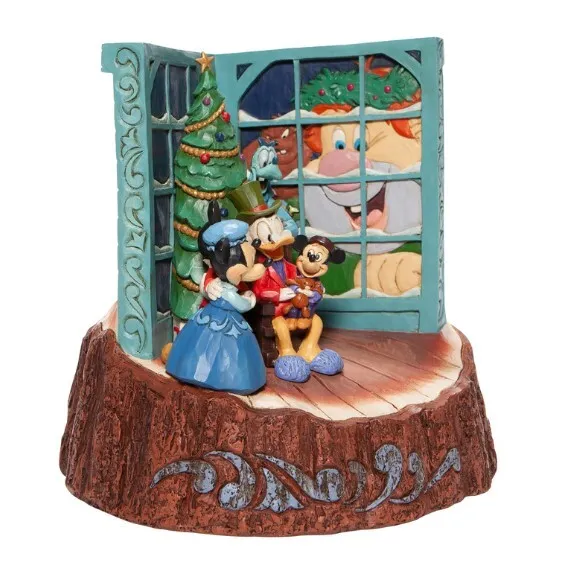Jim Shore Disney Traditions - Mickey Mouse Christmas Carol - God Bless Us Everyone! - Image 3