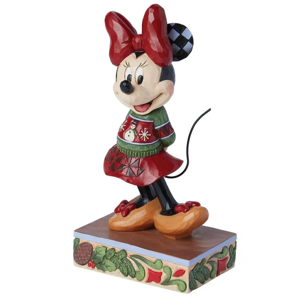 Jim Shore Disney Traditions - Minnie Christmas Sweater - Image 2