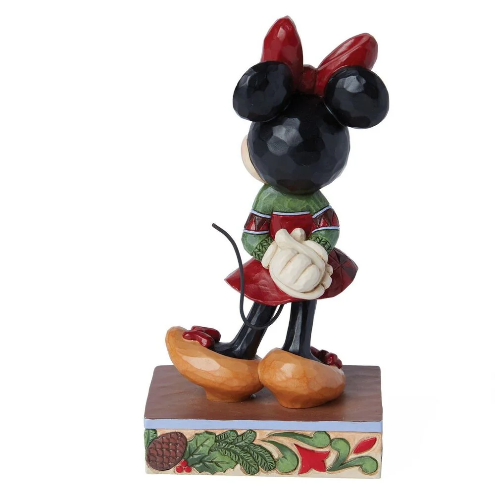 Jim Shore Disney Traditions - Minnie Christmas Sweater - Image 3