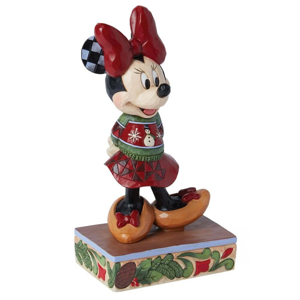 Jim Shore Disney Traditions - Minnie Christmas Sweater - Image 4