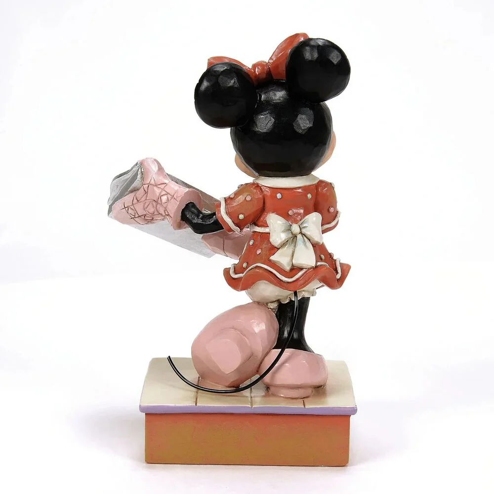 Jim Shore Disney Traditions - Minnie Mouse Christmas - Minnie with Gingerbread Cookies - Baking Bliss - Image 3