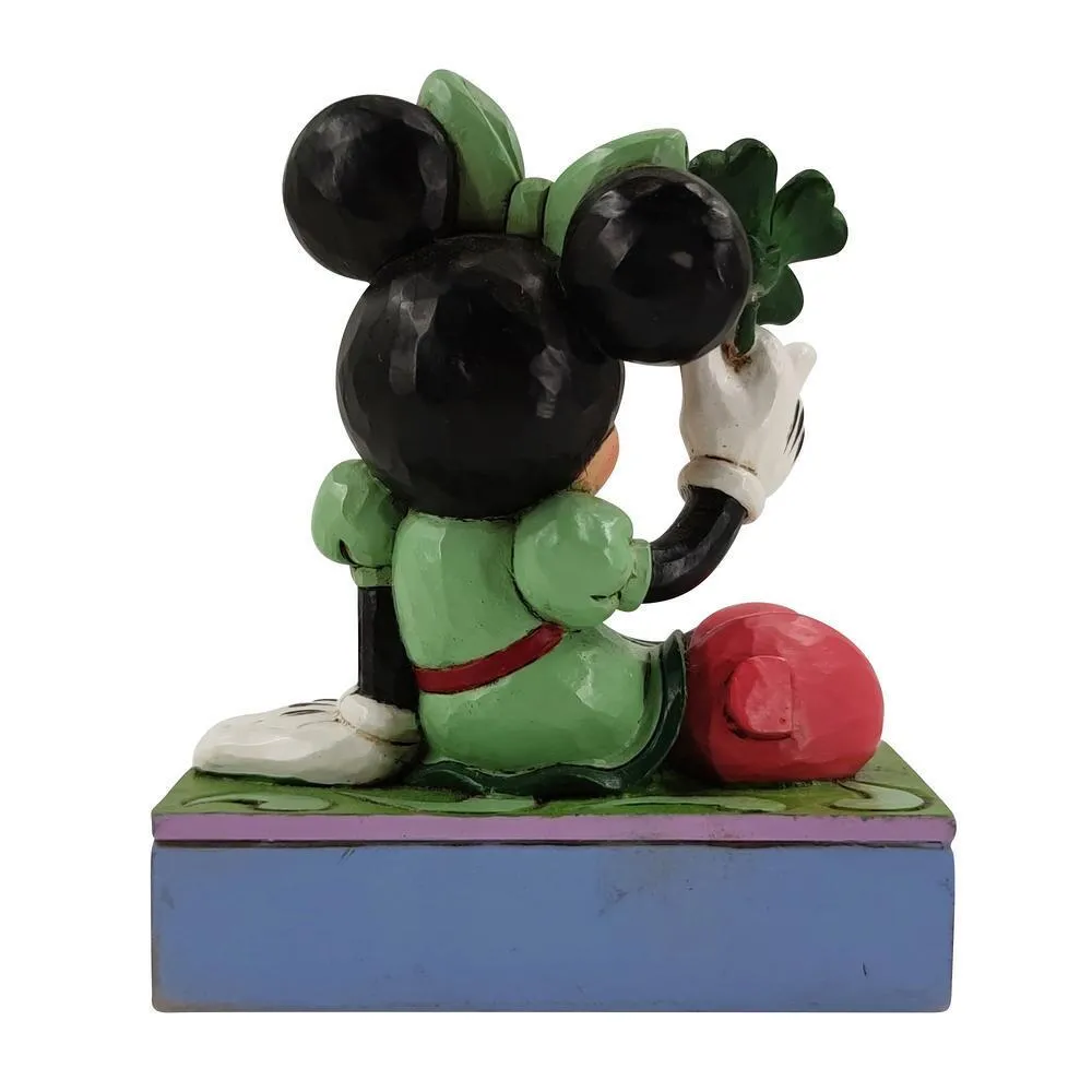 Jim Shore Disney Traditions - Minnie Mouse - Shamrock Personality Pose - Image 2