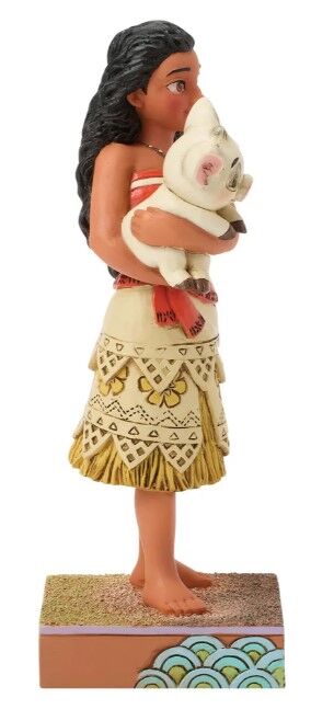 Jim Shore Disney Traditions - Moana Holding Pua - Wayfinder's Best Friend - Image 5