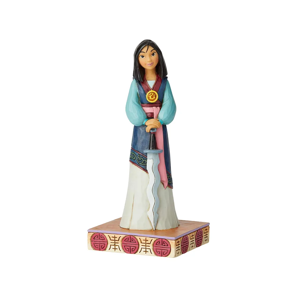 Jim Shore Disney Traditions - Mulan - Winsome Warrior Princess Passion - Image 2