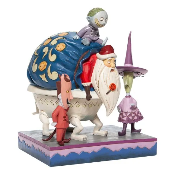 Jim Shore Disney Traditions - Nightmare Before Christmas Lock, Shock and Barrel - Bagged and Delivered - Image 3