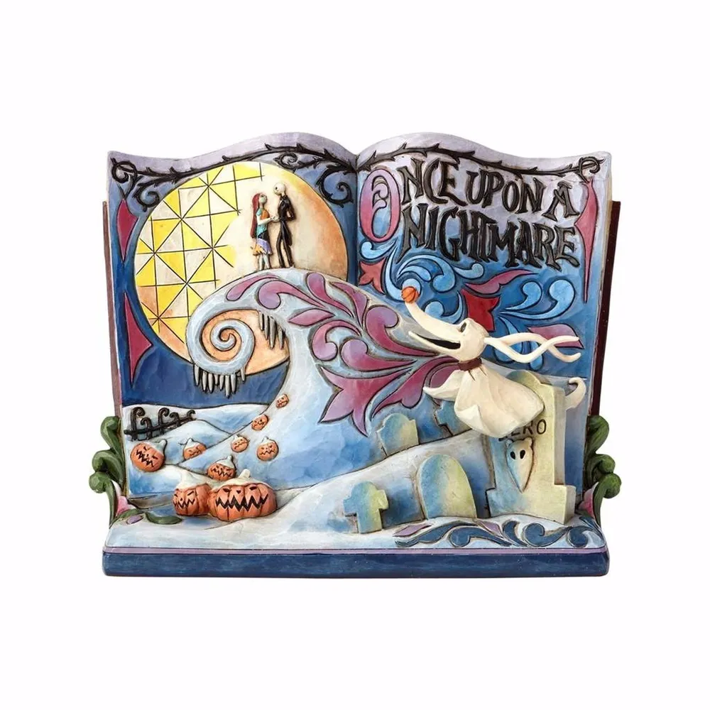 Jim Shore Disney Traditions Nightmare Before Christmas Storybook Figurine - Once Upon A Nightmare - Image 2