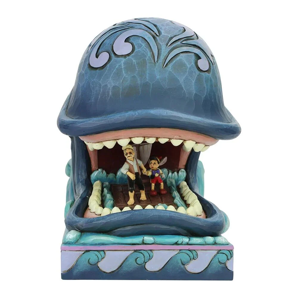 Jim Shore Disney Traditions - Pinocchio, Gepetto and Monstro - A Whale of a Whale