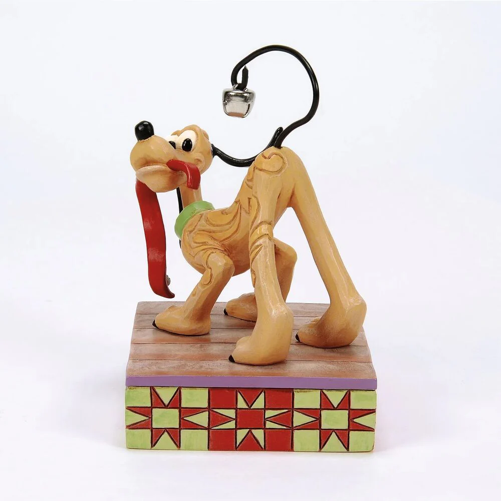 Jim Shore Disney Traditions - Pluto with Christmas Bell on Tail - Jolly Jingle Tail - Image 2
