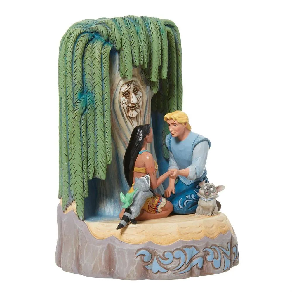 Jim Shore Disney Traditions - Pocahontas - Carved by Heart - Image 4