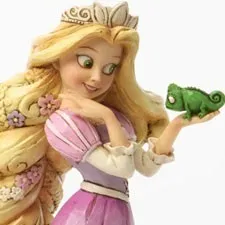 Jim Shore Disney Traditions - Rapunzel and Pascal Loyalty and Love Figurine - Image 2
