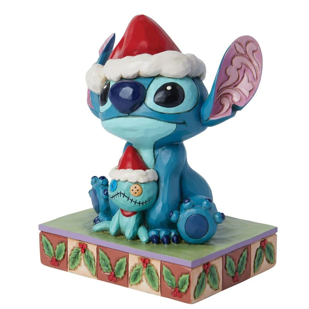 Jim Shore Disney Traditions - Santa Stitch with Scrump - Image 2