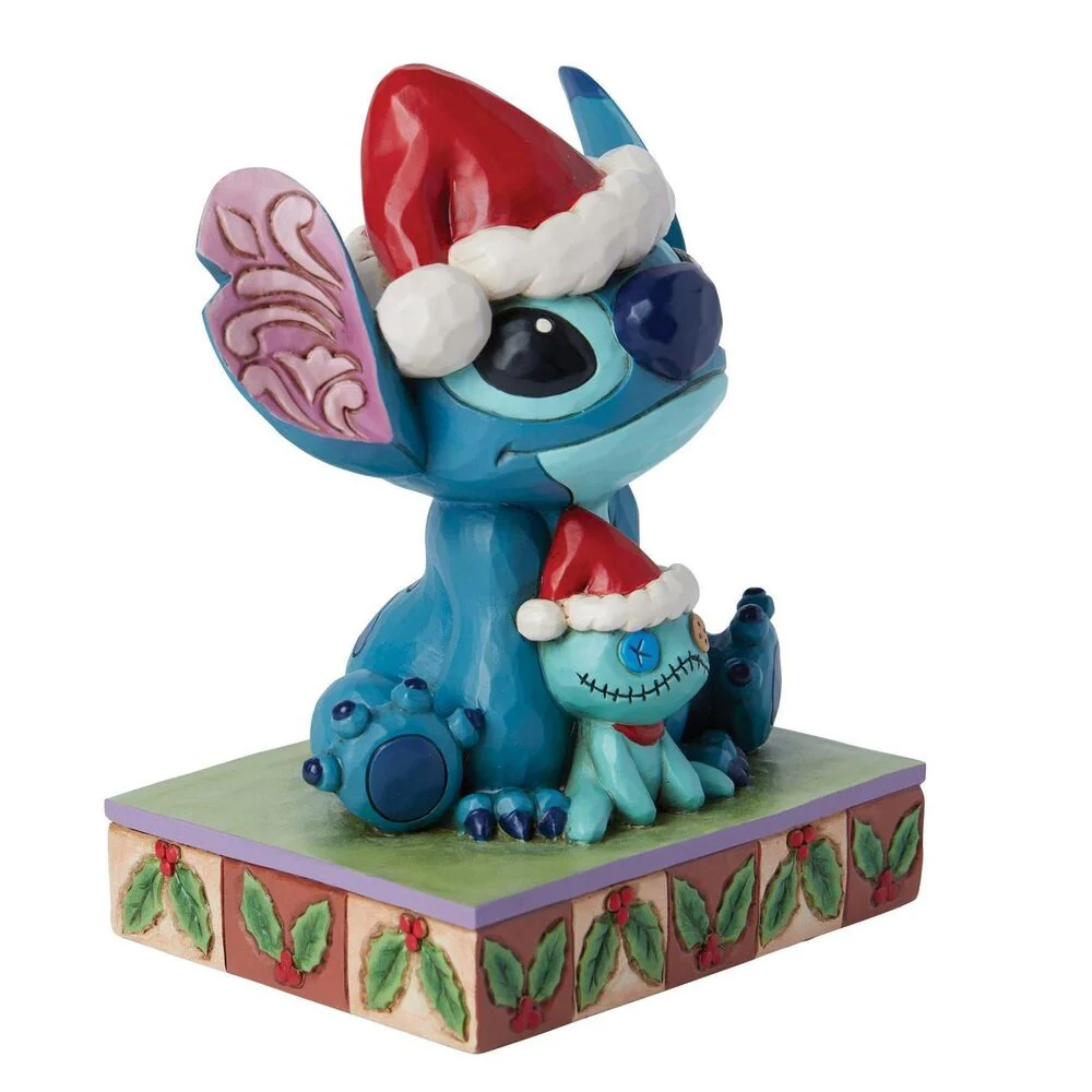 Jim Shore Disney Traditions - Santa Stitch with Scrump - Image 4