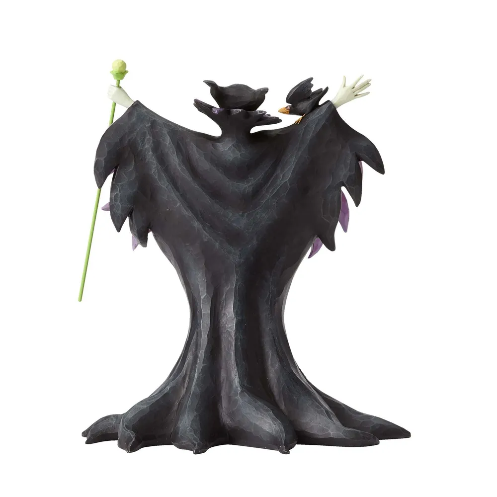 Jim Shore Disney Traditions - Sleeping Beauty Maleficent with Scene - Malevolent Madness - Image 2