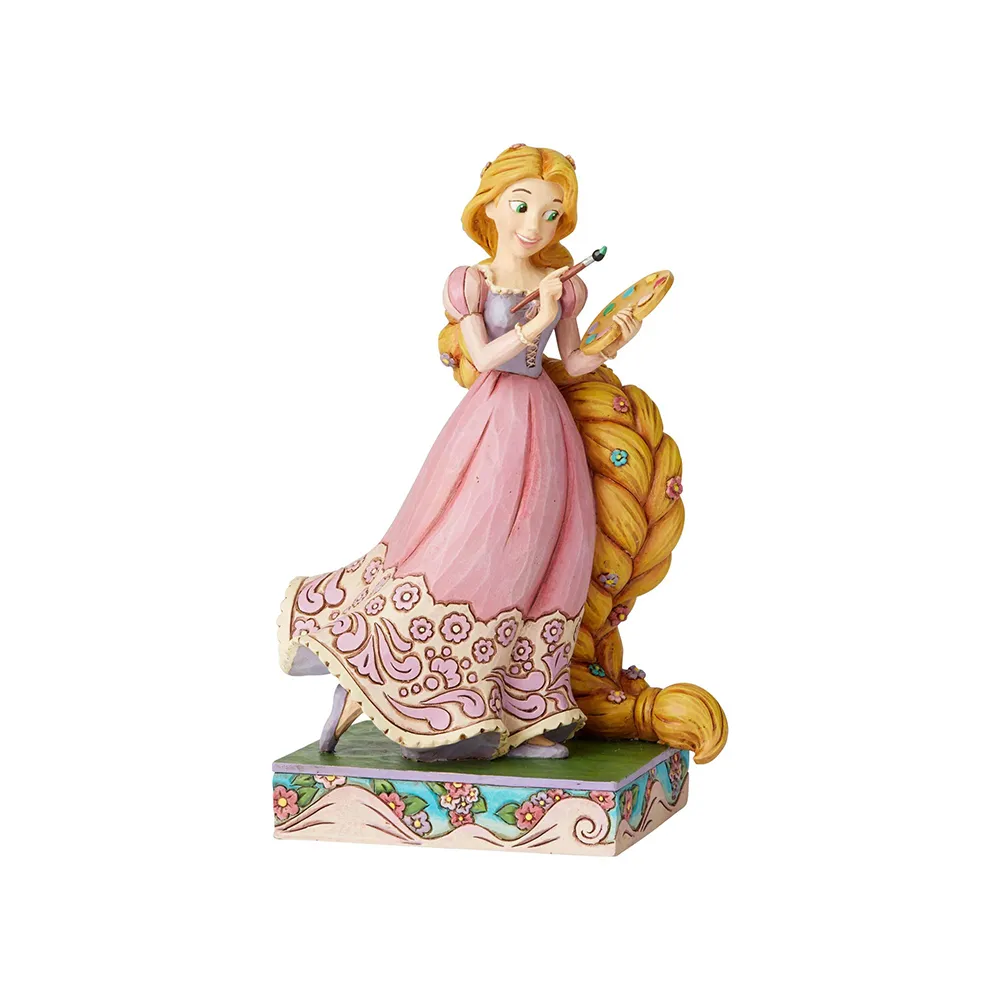 Jim Shore Disney Traditions - Tangled Rapunzel - Adventurous Artist Princess Passion - Image 2