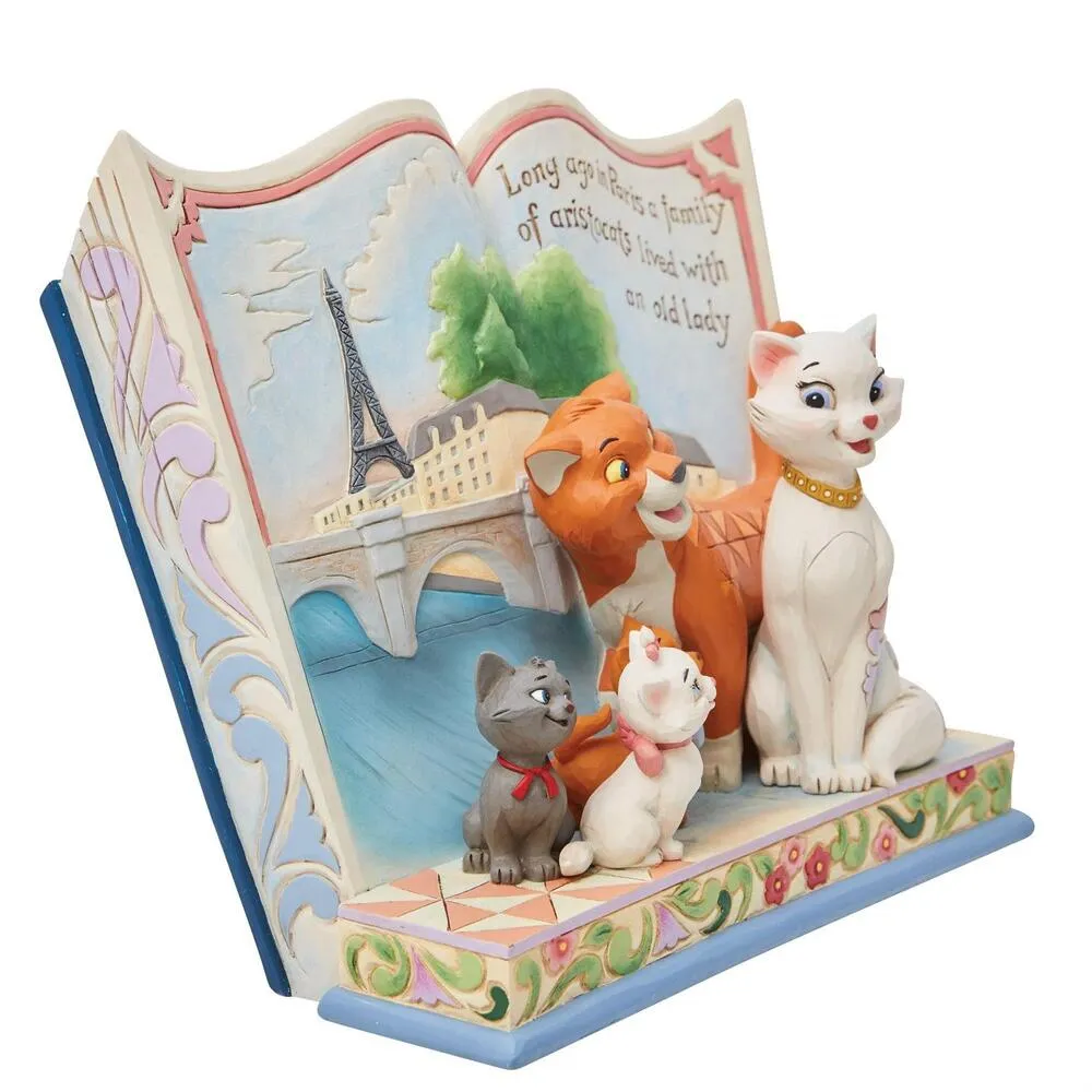 Jim Shore Disney Traditions - The Aristocats - Long Ago In Paris Storybook - Image 4