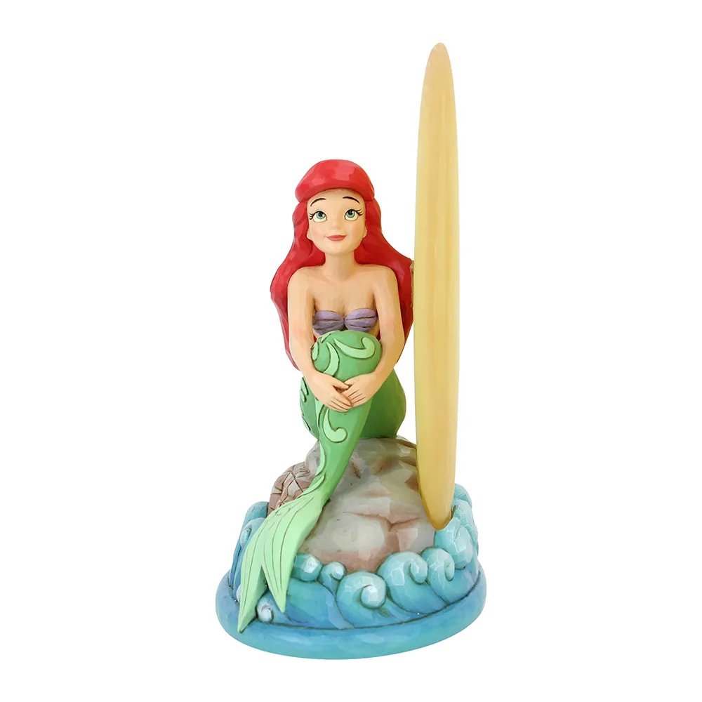 Jim Shore Disney Traditions - The Little Mermaid Ariel - Mermaid by Moonlight - Image 4