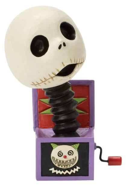 Jim Shore Disney Traditions - The Nightmare Before Christmas - Jack-in-the-Box Mini Figurine - Image 3