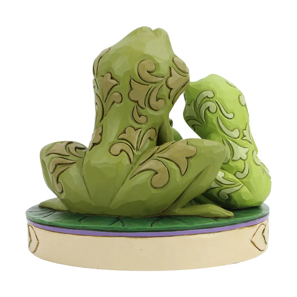 Jim Shore Disney Traditions - The Princess and The Frog Tiana and Naveen - Amorous Amphibians - Image 2