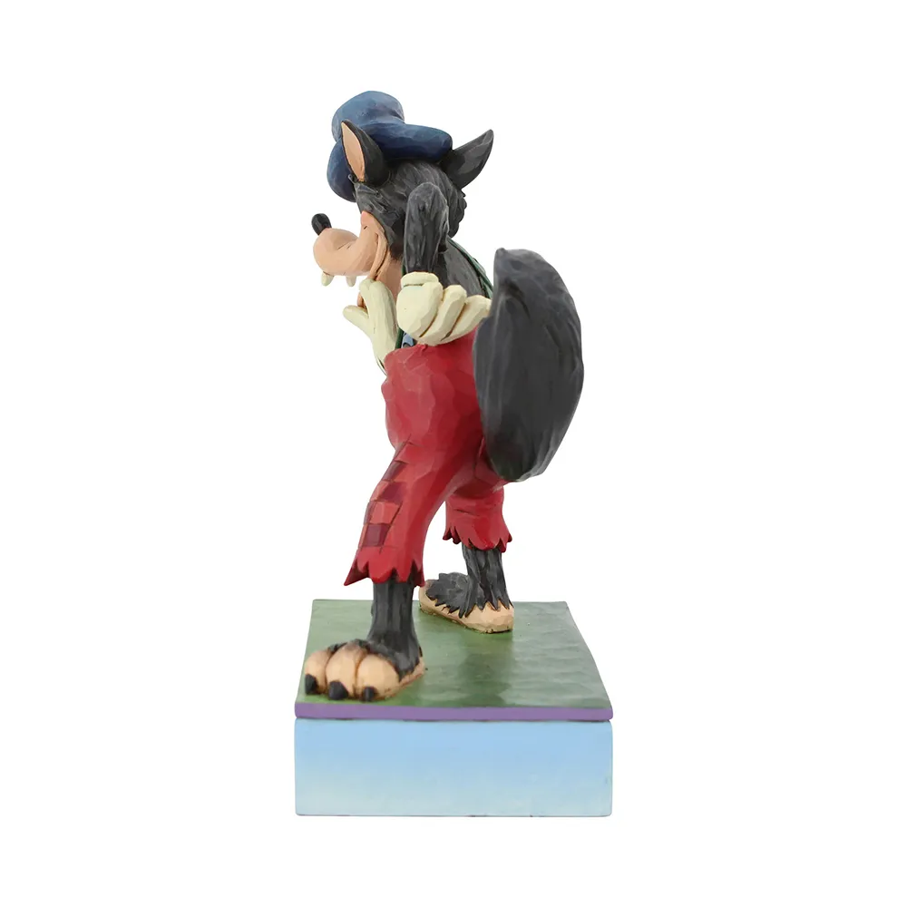 Jim Shore Disney Traditions - The Three Little Pigs The Big Bad Wolf - I'll Huff and I'll Puff! - Image 4