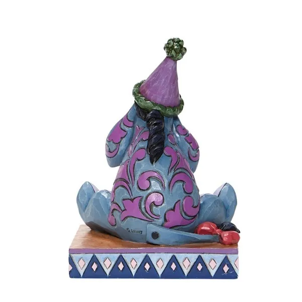 Jim Shore Disney Traditions - Winnie The Pooh Eeyore Birthday Hat - Birthday Blues - Image 4