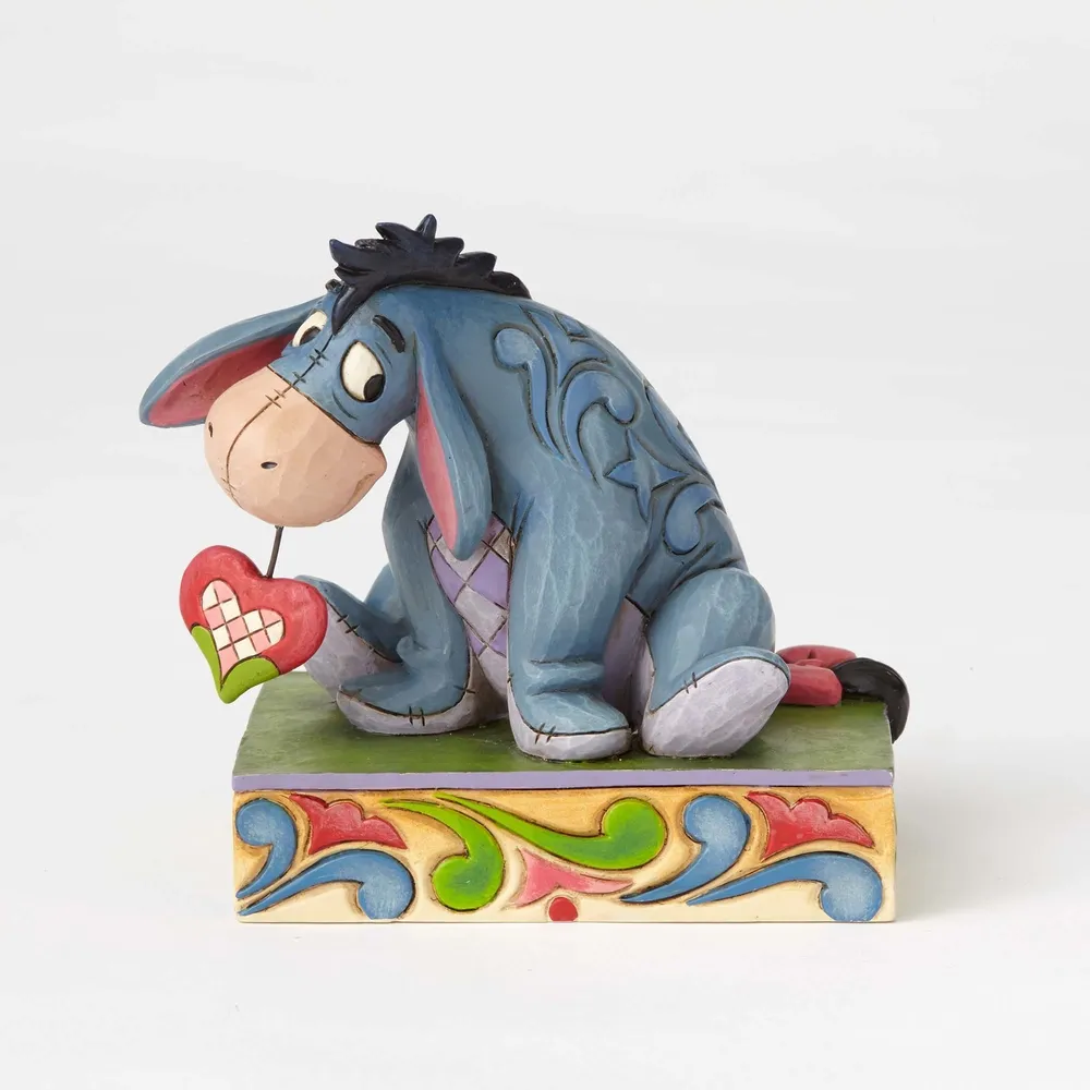 Jim Shore Disney Traditions - Winnie the Pooh Eeyore - Heart on a String Personality Pose - Image 2