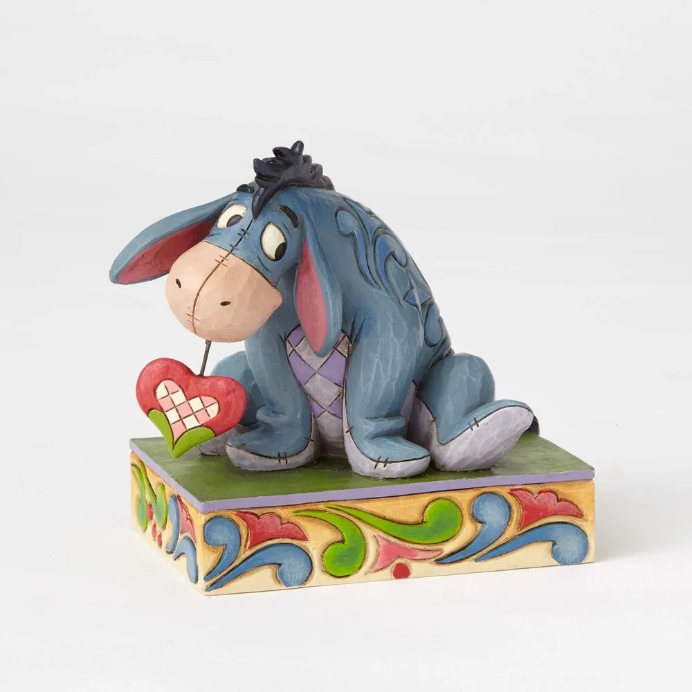 Jim Shore Disney Traditions - Winnie the Pooh Eeyore - Heart on a String Personality Pose - Image 4