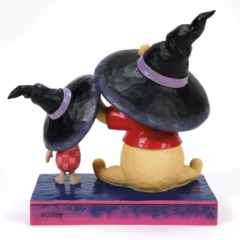 Jim Shore Disney Traditions - Winnie the Pooh - Pooh and Piglet Witch Hats - Image 3