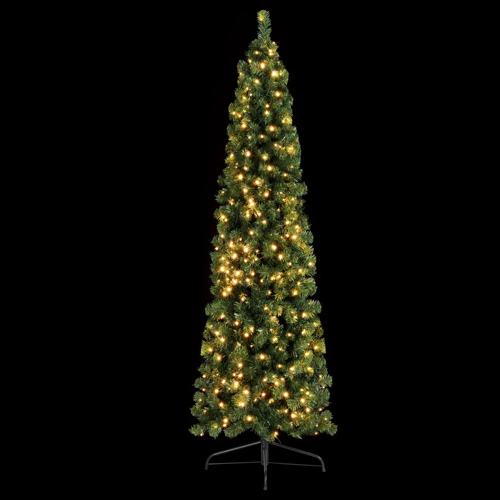 Jingle Jollys Christmas Tree 2.1M Corner Xmas Tree Party Decorations 430 Tips - Image 2