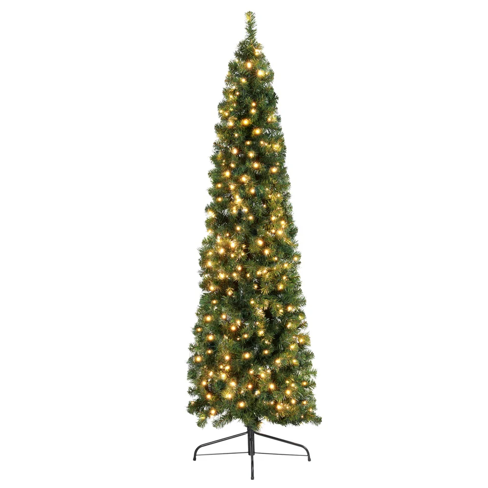 Jingle Jollys Christmas Tree 2.1M Corner Xmas Tree Party Decorations 430 Tips - Image 3