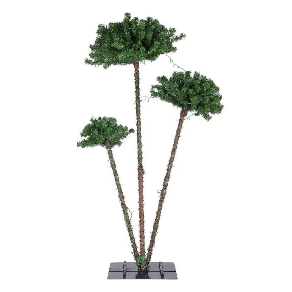 Jingle Jollys Christmas Tree 3-in-1 LED Xmas Palm Tree Party Decor 1.2/1.5/1.8M