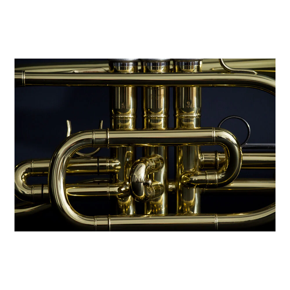 John Packer JP071 Bb Cornet Quality Yellow Musical Instrument - Brass Lacquer - Image 4
