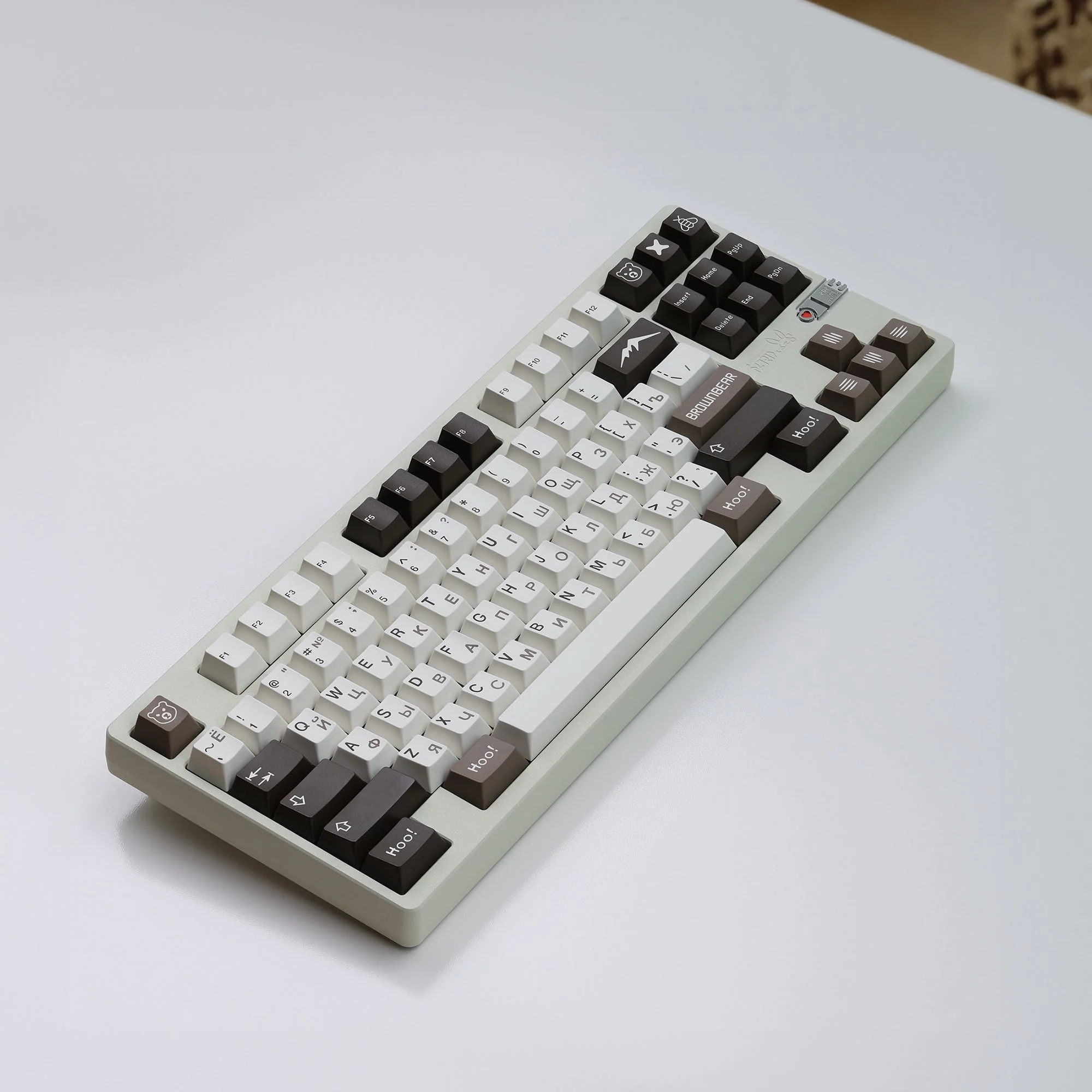 JTK Bear R2 Cherry Profile Doubleshot PBT&ABS Keycap Set - Image 5