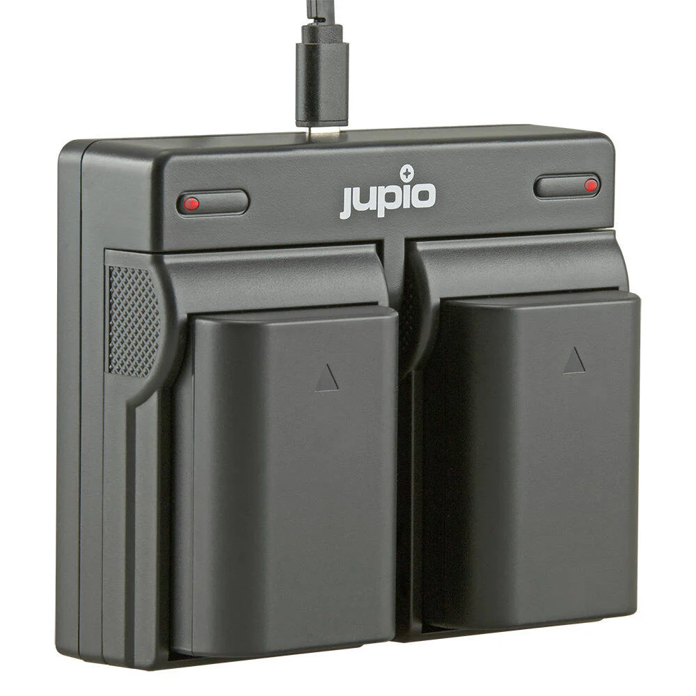 Jupio 2x Batteries 2280mAh & Dual Charger Kit For Olympus BLX-1 - Image 2