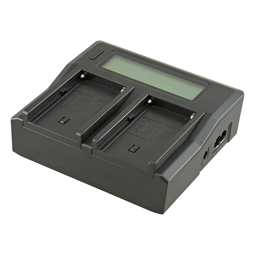 Jupio Dedicated Duo Charger with LCD For Sony NP-F Series Batteries