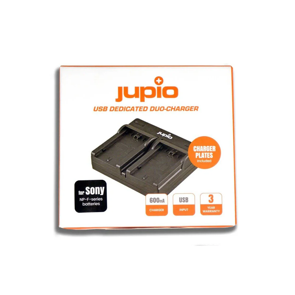 Jupio Dedicated Duo USB Charger with LCD For Sony L Series Batteries - Image 2