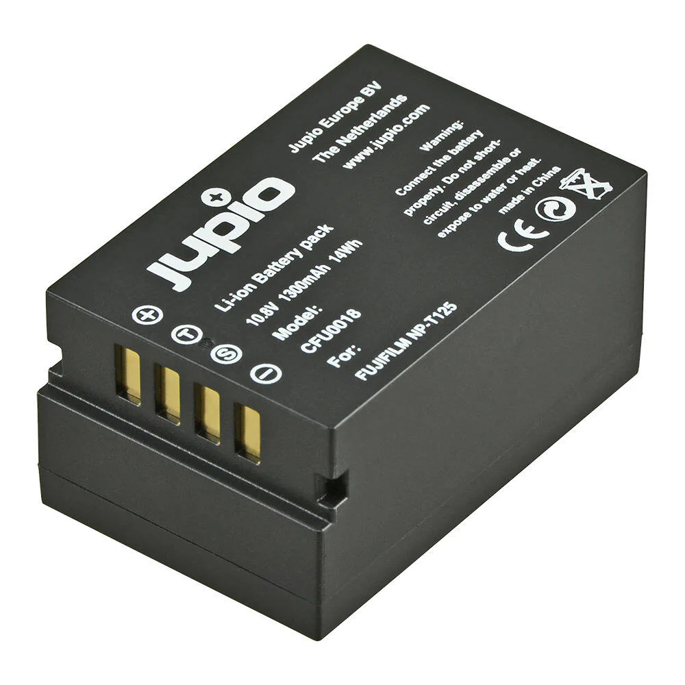 Jupio Li-Ion 10.8V 1300mAh Battery For Fuji NP-T125 Camera