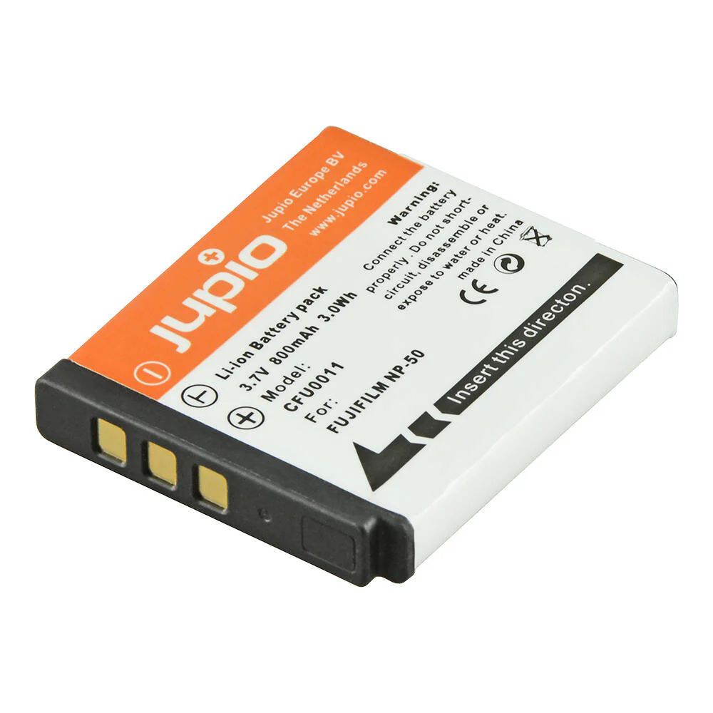 Jupio Li-Ion 3.7V 800mAh Battery For Fuji NP-50 Camera