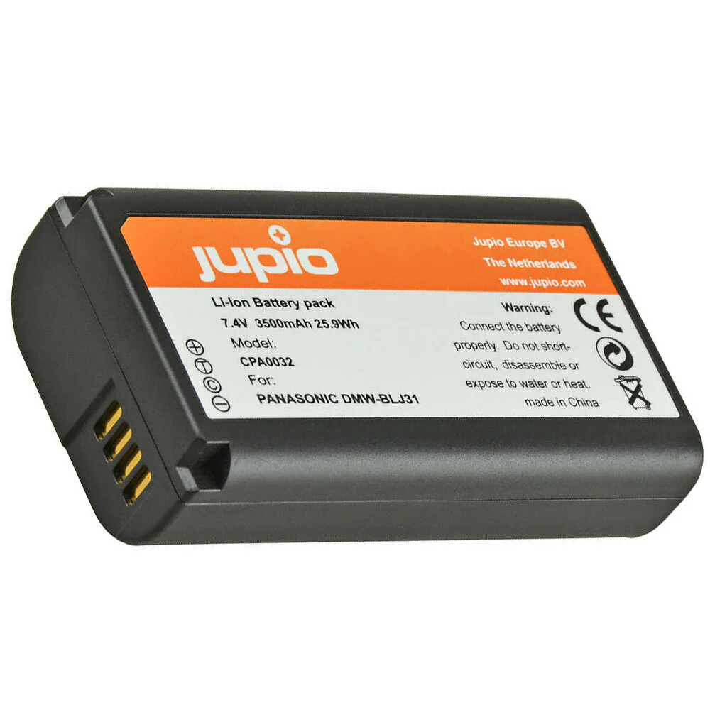 Jupio Li-Ion 7.4V 3500mAh Rechargeable Battery For Panasonic DMW-BLJ13E Cam - Image 2