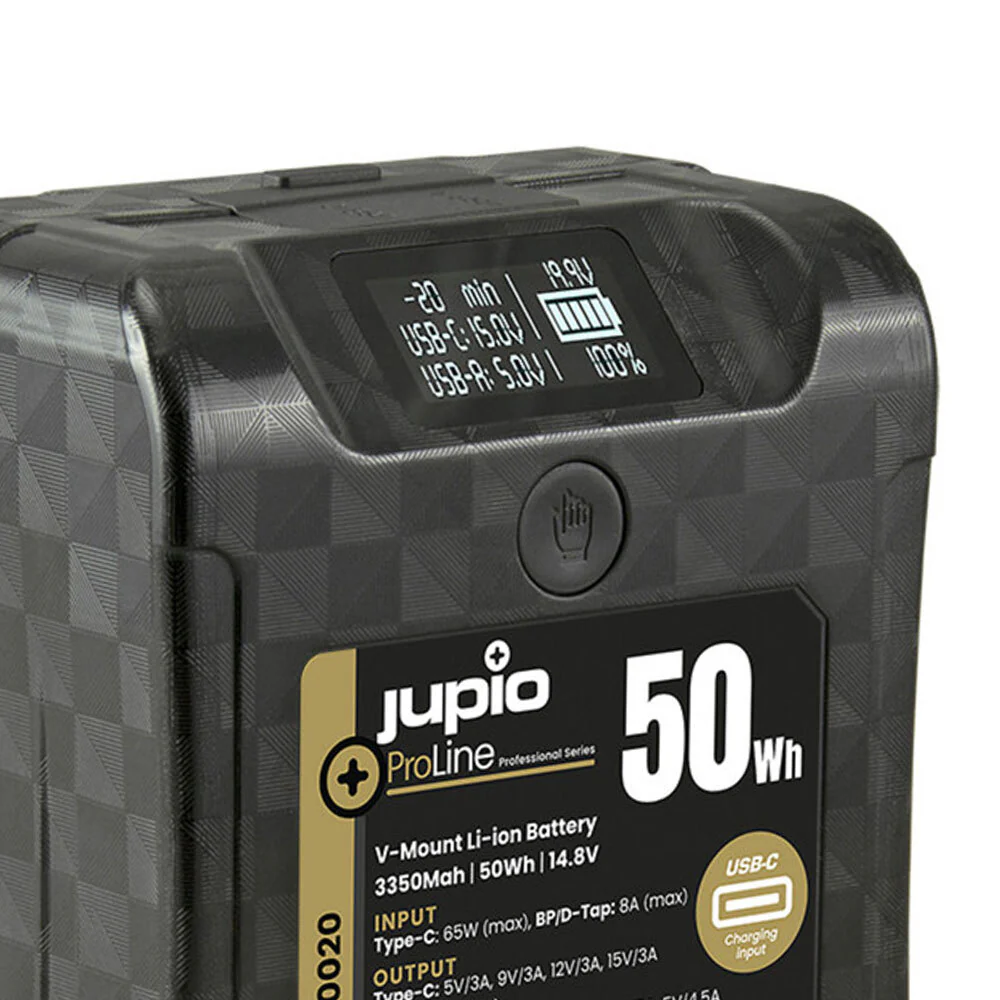 Jupio ProLine 50W/3350mAh Extreme V-Mount Li-Ion Battery For Camera - Image 3