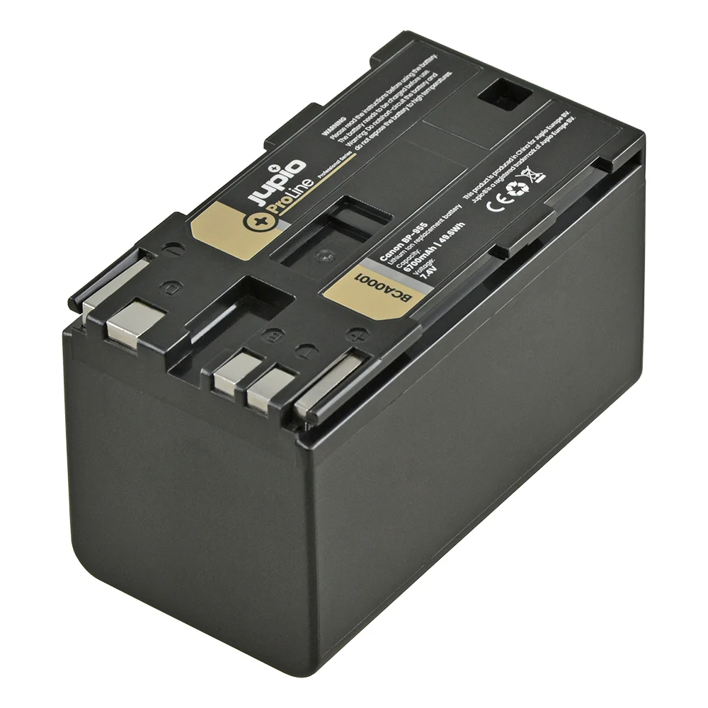 Jupio ProLine Li-ion 7.4V 6700mAh Battery For Canon BP-955 Video Camera