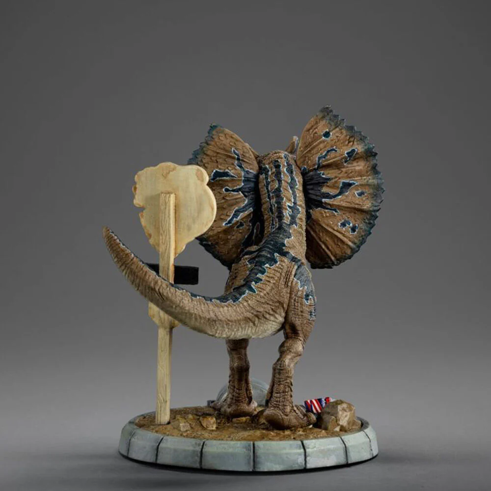 Jurassic Park Dilophosaurus MiniCo Vinyl Action Figure 6x5.1in - Image 3