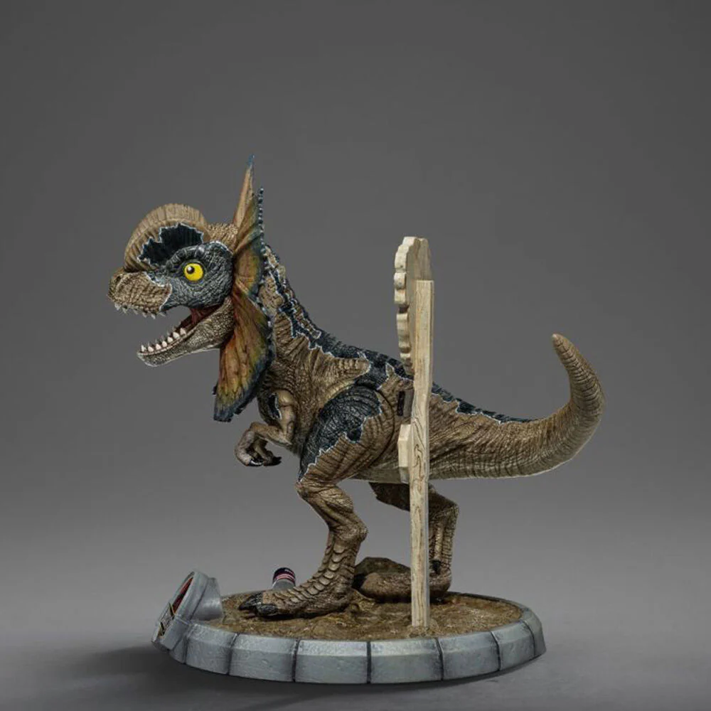 Jurassic Park Dilophosaurus MiniCo Vinyl Action Figure 6x5.1in - Image 4