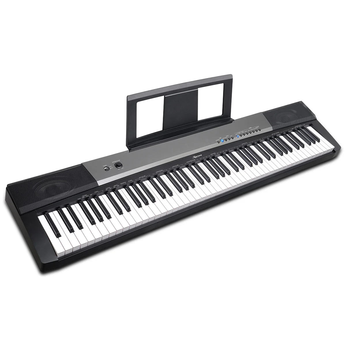 Karrera 88 Keys Electronic Keyboard Piano with Stand (Black) - Image 3
