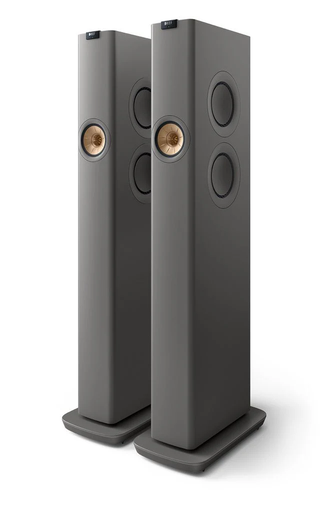 KEF LS60 Wireless Hifi Speakers Pair (Titanium Grey) - Image 2